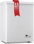 Chest Freezer 5.0Cubic Feet Deep Freezer Freestanding Freezers with 2 Removable Stainless Steel Basket, Mini Freezer Top Open Door Compact Freezer with Electronic Control 41℉ to -15℉BLACK