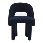 Modern Elegant Boucle Upholstered Accent Chair with MDF Wood Frame for Home Office, Living Room, and Bedroom