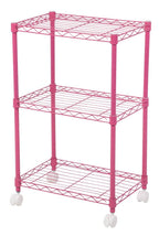 3-Tier Wire Shelf with Casters