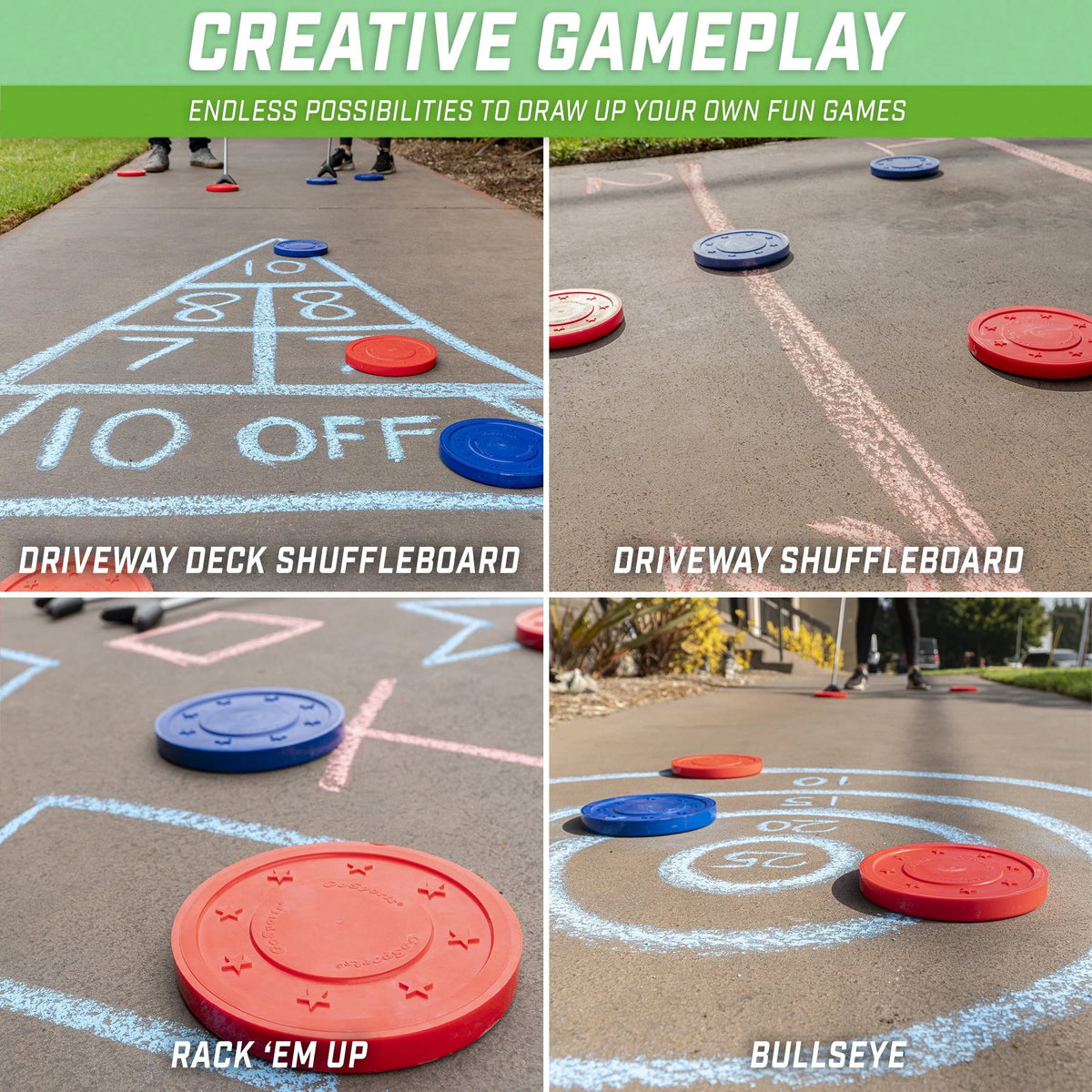 Driveway Shuffleboard Game Set