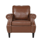 Christopher Knight Home Dowd Faux Leather 3-Piece Club Chair and Sofa Set