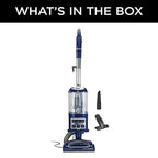 2025 Shark NV360 Navigator Lift-Away Deluxe Upright Vacuum with Large Dust Cup Capacity, HEPA Filter, Swivel Steering, Upholstery Tool & Crevice Tool, Blue