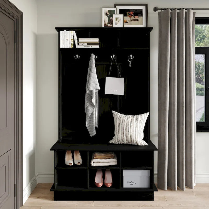 CraftPorch Contemporary Hall Tree with Storage Solutions
