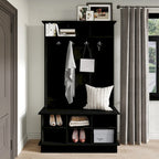 CraftPorch Contemporary Hall Tree with Storage Solutions