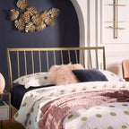iNSPIRE Q Bold Parkcrest Gold Metal Bed