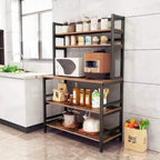 5-Tier Kitchen Baker's Rack with Storage - Microwave Oven Cart