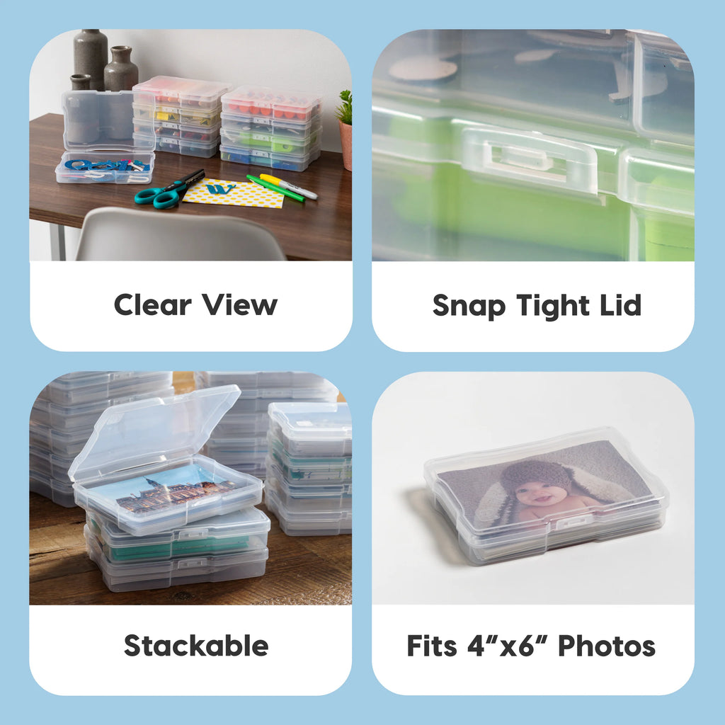Scrapbook Paper Storage Cases 10 pack, 4"X6"