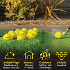 Foam Flight Practice Golf Balls, 24-pk | Yellow
