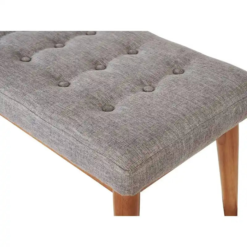 Crosley Landon Acorn Upholstered Bench - 43.25" W x 16" D x 16.88" H