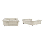 Gdansk 9-Person U-Shaped Chesterfield Sectional Sofa