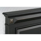 Roundhill Furniture Renova Vintage Black Wooden Bedroom Collection