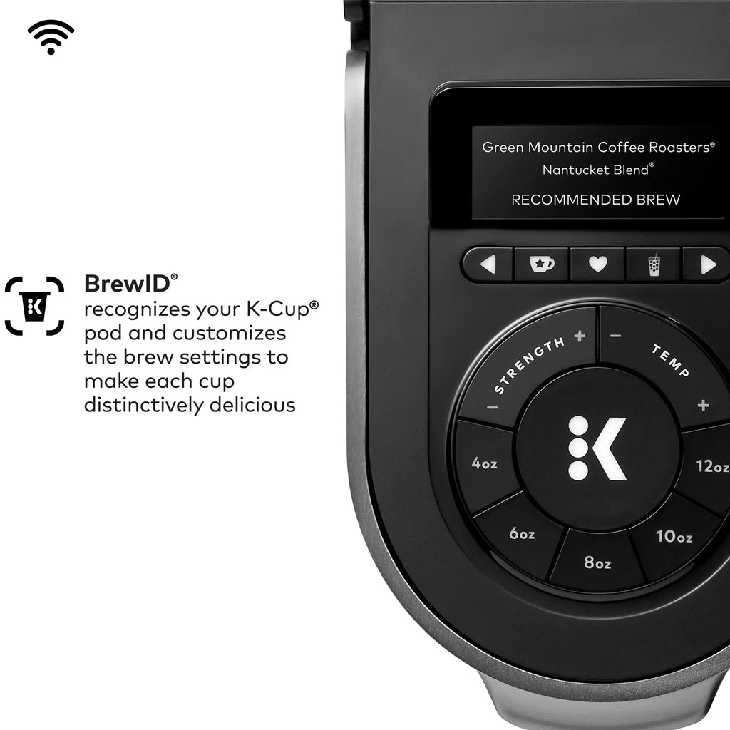 Keurig K-Supreme Plus SMART Single Serve K-Cup Pod Coffee Maker, Black