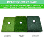 24" x 24" Tri-Turf XL Golf Practice Mat