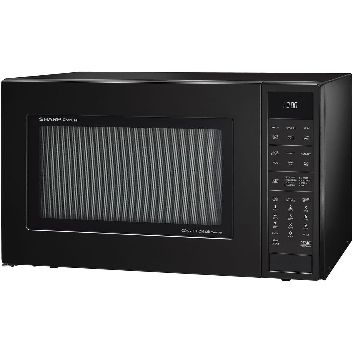 Sharp 1.5 Cu. Ft. 900W Convection Microwave Oven, Stainless Steel