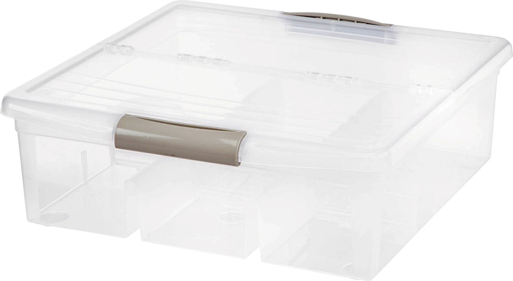 Modular Divided Media Storage Box - Large