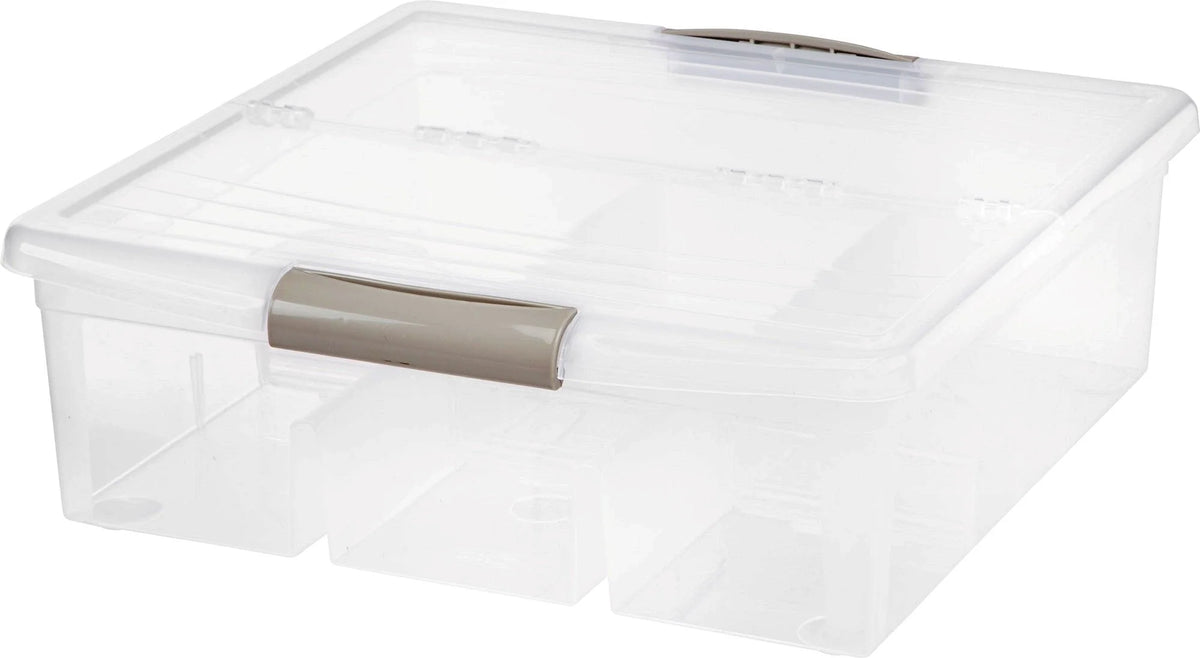 Modular Divided Media Storage Box - Large