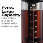 Hamilton Beach Cold Brew Coffee & Tea Pitcher