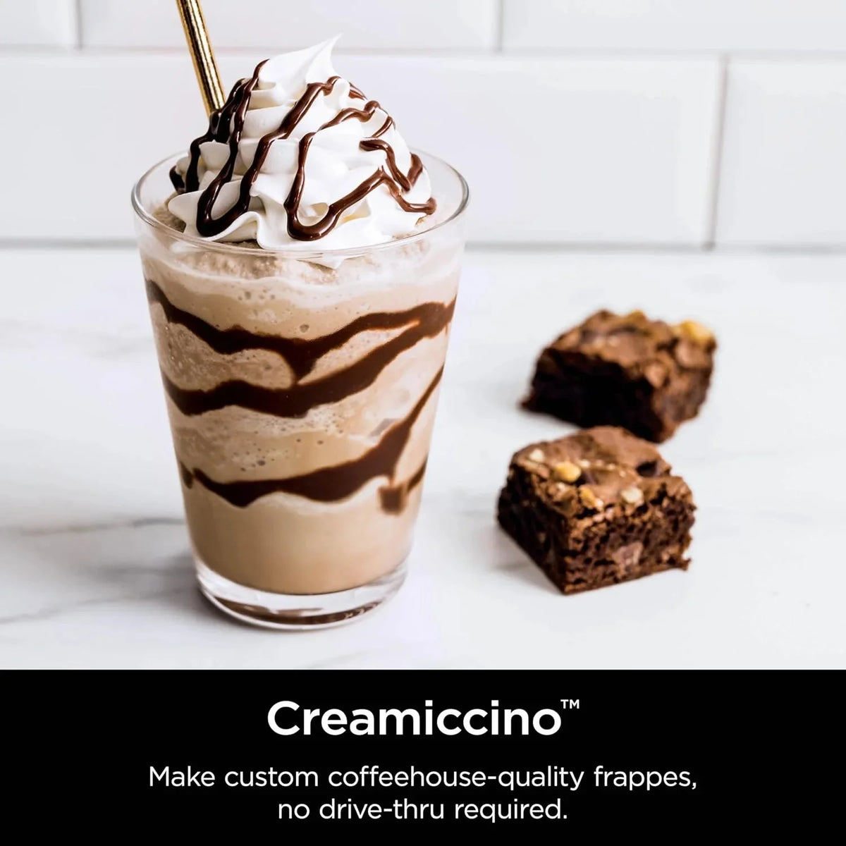 Ninja NC301 CREAMi Ice Cream Maker, for Gelato, Mix-ins, Milkshakes, Sorbet, Smoothie Bowls & More, 7 One-Touch Programs, with (2) Pint Containers & Lids, Compact Size, Perfect for Kids, Silver