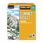 Kirkland Signature Coffee Organic Summit Roast K - Cup Pod, 120 - Count