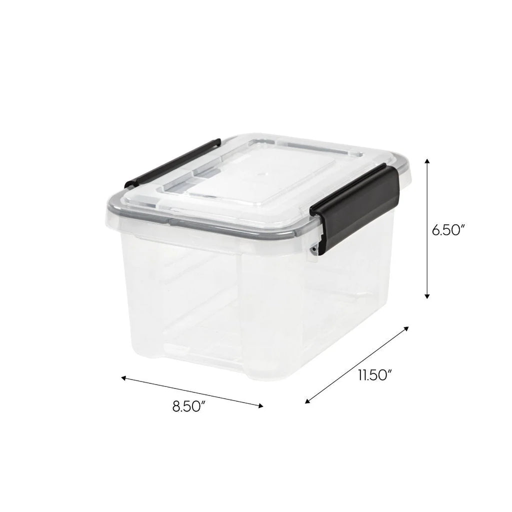 Storage Container, WeatherPro - 6.5 QT - Gasket Box | 6 Pack