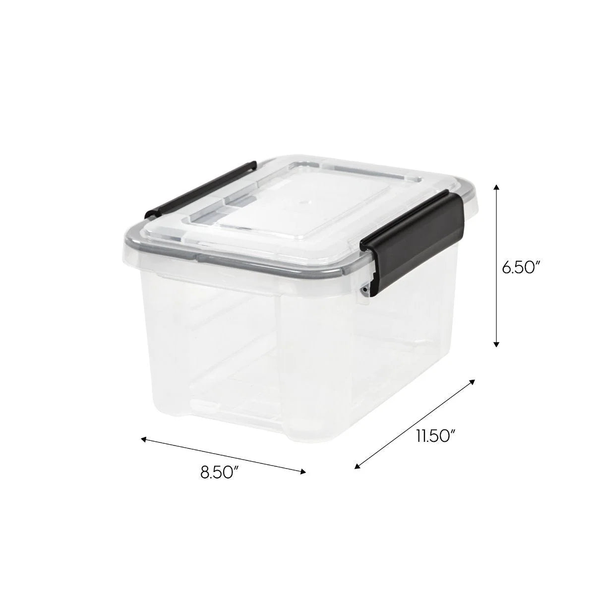 Storage Container, WeatherPro - 6.5 QT - Gasket Box | 6 Pack