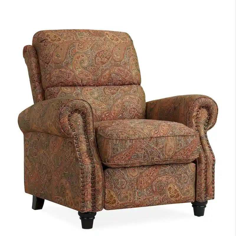 Copper Grove Jessie Paisley Push-Back Recliner Chair