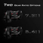KastKing Royale Legend II Baitcasting Reel | 7.2:1 / Left Handed / Standard Spool