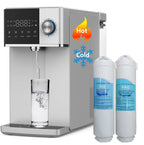 IKT Countertop Hot and Cold Reverse Osmosis Water Dispenser Cooler, Fast Heating, Adjustable Temperature, Dispensing Volume Options