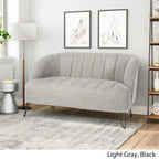 Christopher Knight Home Lupine Contemporary Fabric Loveseat with Hairpin Legs