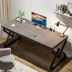 63-Inch Spacious Executive Desk for Home Office Use