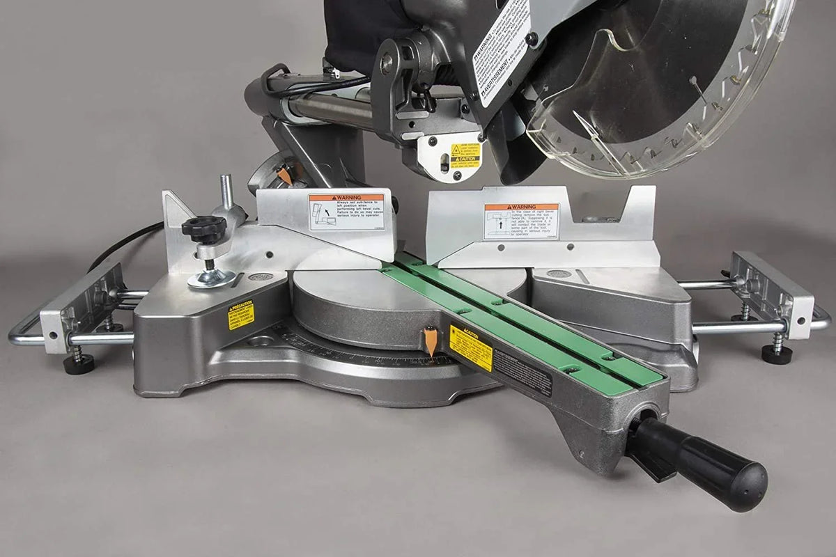 Metabo HPT 10-Inch Sliding Compound Miter Saw, Adjustable Laser Guide, Double Bevel, Electronic Speed Control, 12 Amp Motor, Electric Brake C10FSHS