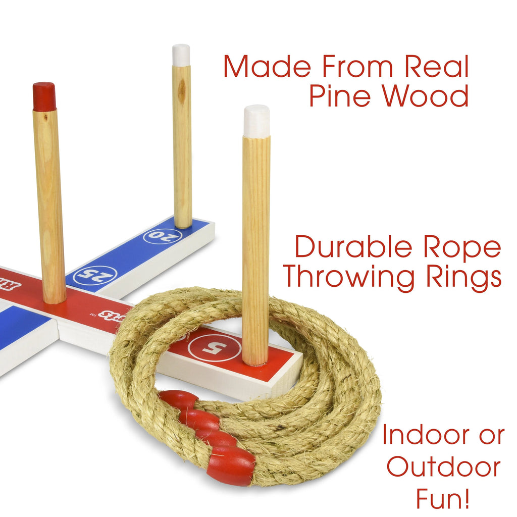 Wooden Ring Toss Game