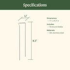 Cloche Ground Stakes - 16 Pack