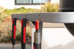 Expert Grill Kettle Cart with Pizza Accessories and Warming Rack