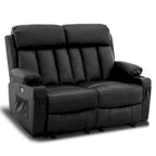 MCombo Faux Leather Electric Reclining Sofa with Heat and Massage - Models 6095/6075/6077