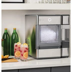 GE Profile Opal Countertop Nugget Ice Maker, Stainless Steel with LED, Bluetooth-Enabled, 24 lbs/day