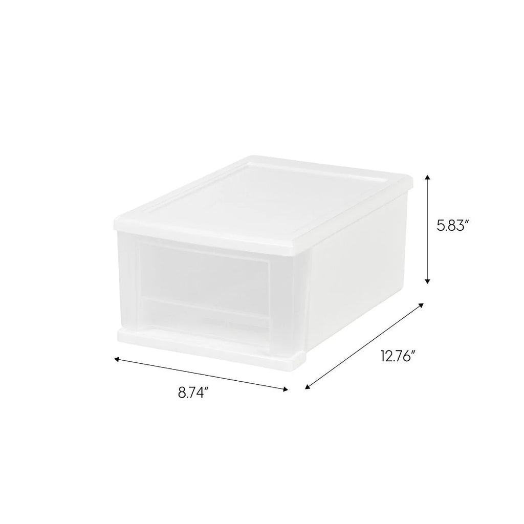 Small Stacking Drawer - 7 QT | White / 1 Pack
