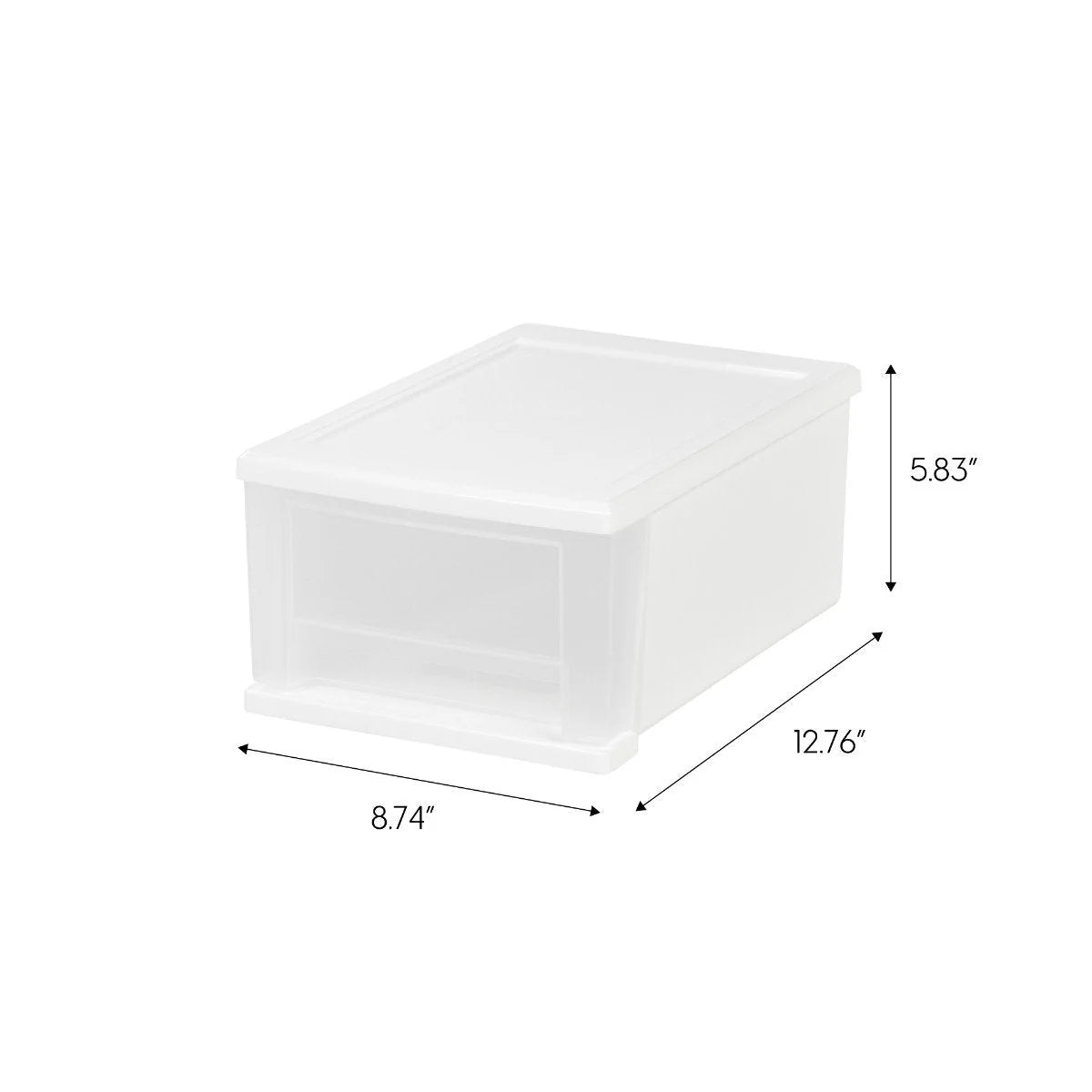 Small Stacking Drawer - 7 QT | White / 1 Pack