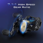 KastKing Centron Lite Baitcasting Reel | Black / 7.1:1 / Right Handed