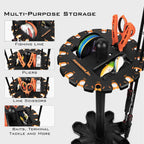 KastKing V16 Revolution Floor Rod Rack - Upgrade Version | With Rotating Base