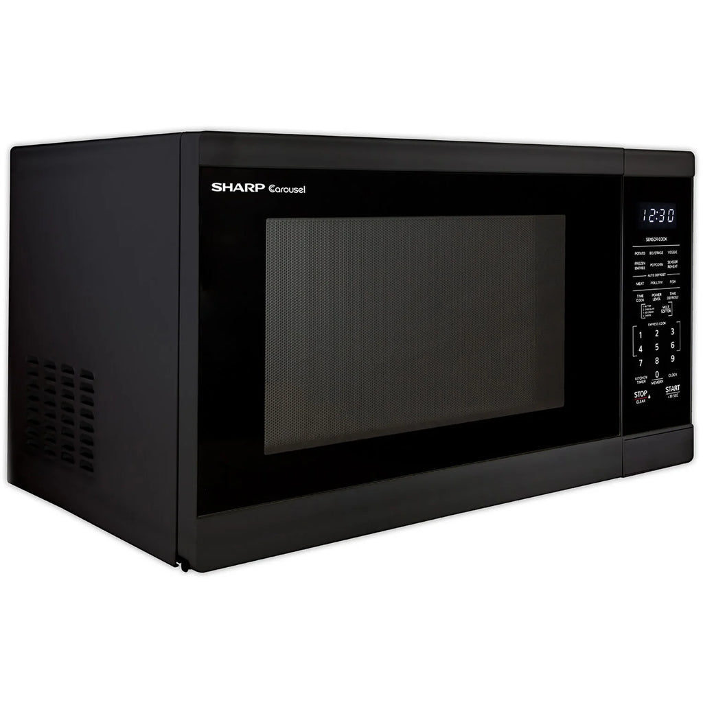 Sharp 1.4 - Cu. Ft. Countertop Microwave Oven in Black