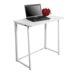 Porch & Den Elliott Folding Writing Desk - Versatile PC Office Table