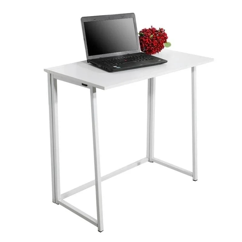 Porch & Den Elliott Folding Writing Desk - Versatile PC Office Table