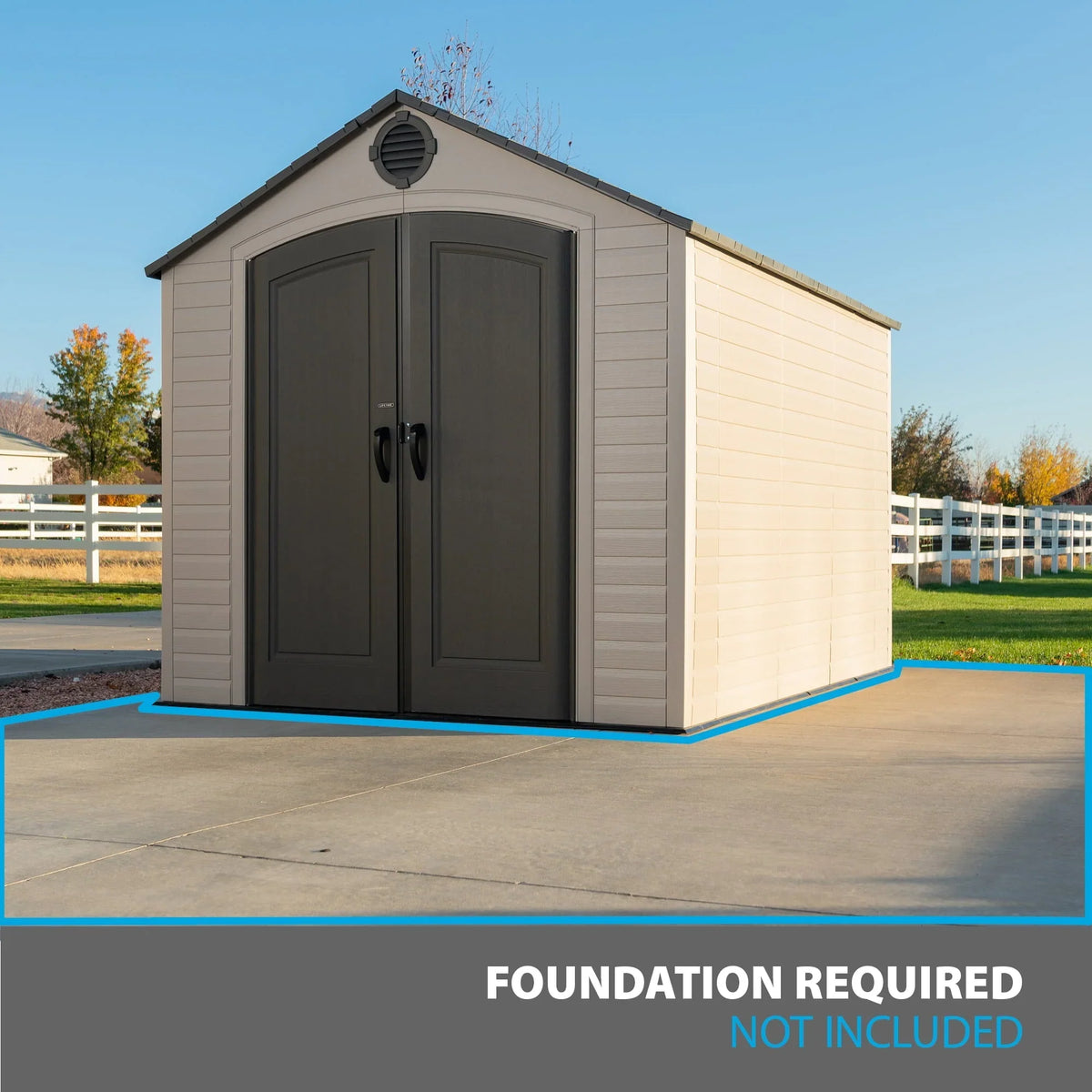 8-Ft. x 10-Ft. Outdoor Storage Shed