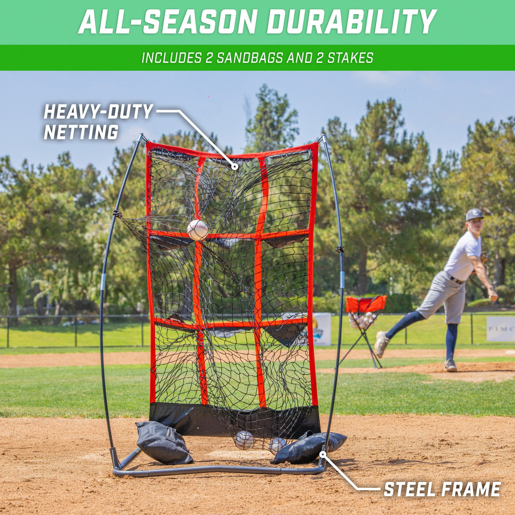 9-Pocket Baseball Pitching Target Net