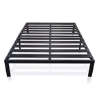 Sturdy King Metal Platform Bed Frame with Durable Slats