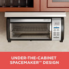 Spacemaker Under-Counter Toaster Oven, Black/Stainless Steel, TROS1000D