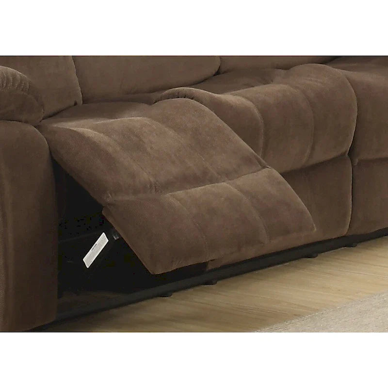 Bill Contemporary Brown Reclining Living Room Set - 2 Pieces