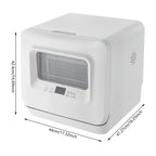 Counter Top Dishwashe, Portable Countertop Dishwashers, Mini Dishwasher 3-in-1 Cups Dishwasher
