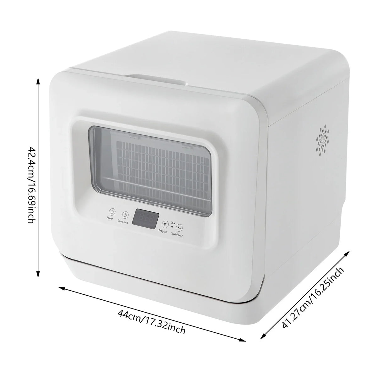 Counter Top Dishwashe, Portable Countertop Dishwashers, Mini Dishwasher 3-in-1 Cups Dishwasher